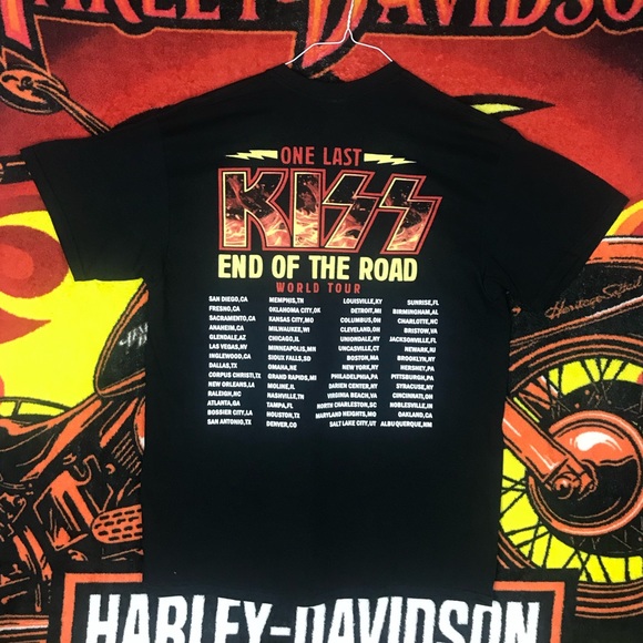 Kiss End Of The Road Final Tour Ever Shirt - Picture 4 of 5